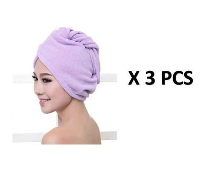 Women's Hair Dryer Cap - Quick Drying Absorbent Towel for Effortless Hair Care
