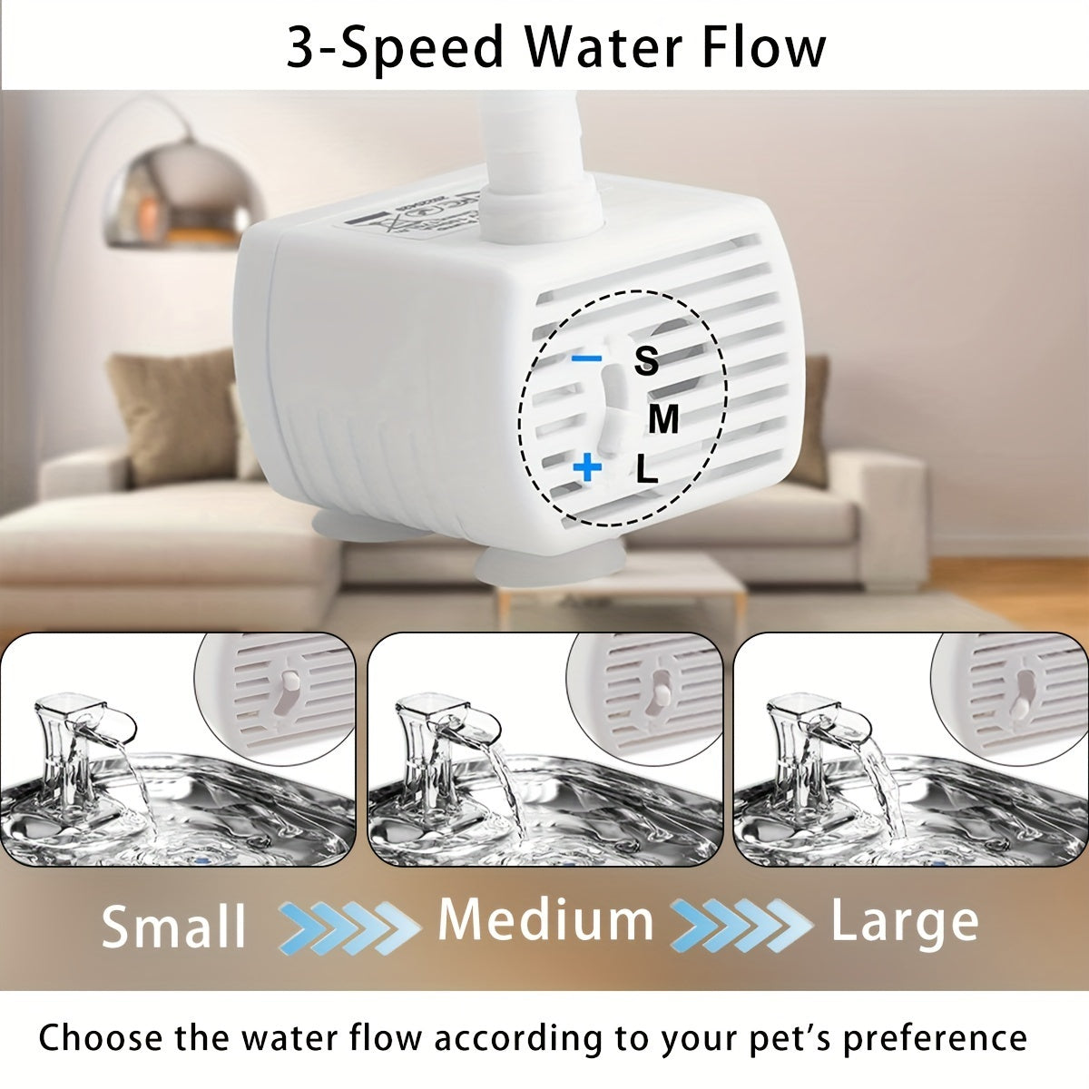 Cat Water Fountain – Stainless Steel Automatic Pet Water Dispenser with 3 Filters - AllvueCo