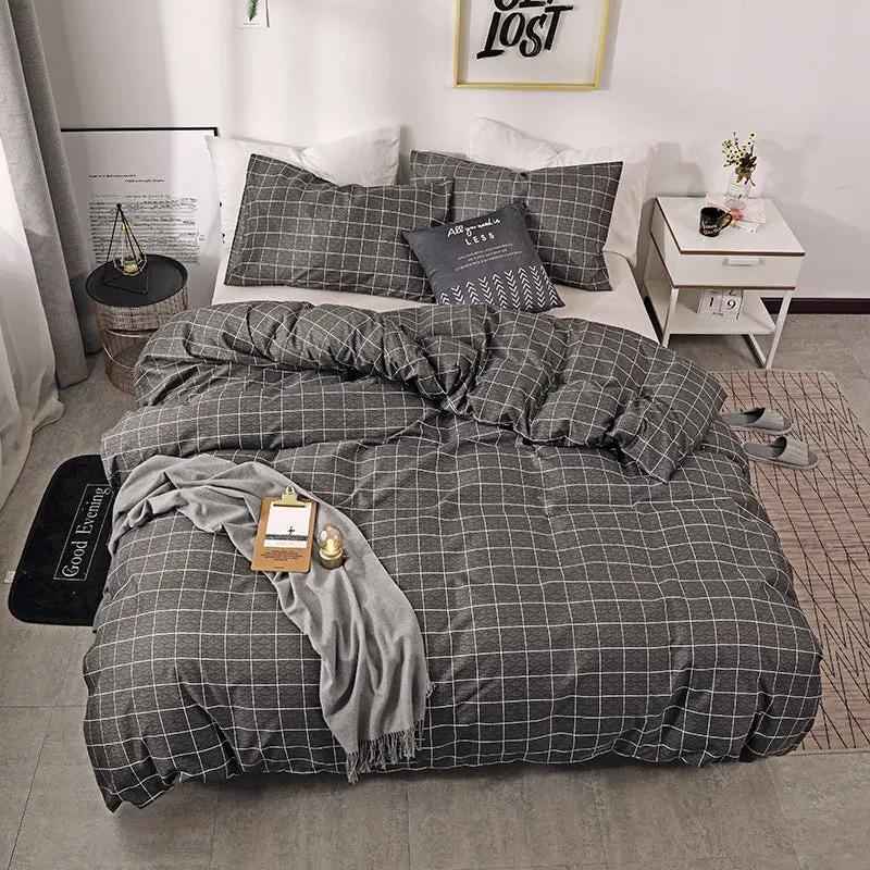 Printed Eyelashes Bedding Set - Four-Piece Foreign Trade Size