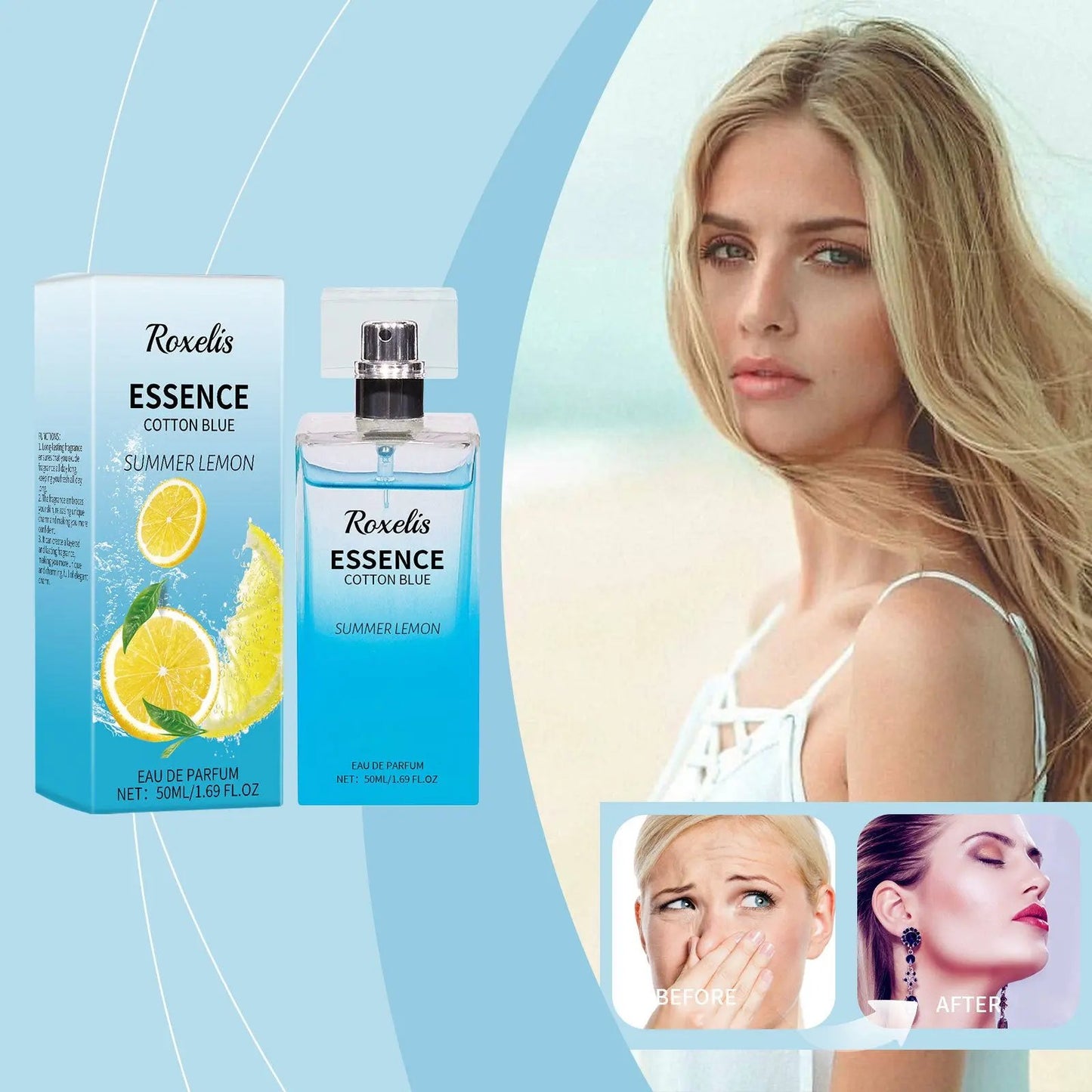 Summer Lemon Perfume – Fresh Citrus Fragrance for Women & Men (50ml) - AllvueCo