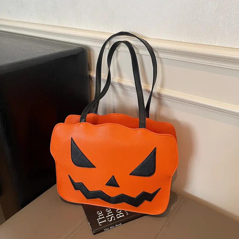 Women's Fashion Halloween Pumpkin Shoulder Messenger Bag | Luggage & Bags - AllvueCo