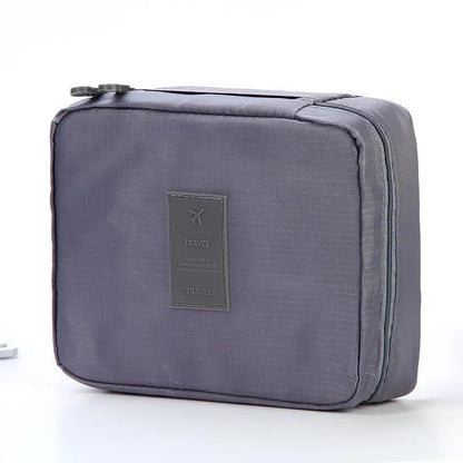 Portable Cosmetic Bag Waterproof Divider Multi-grid Pockets | Luggage & Bags - AllvueCo