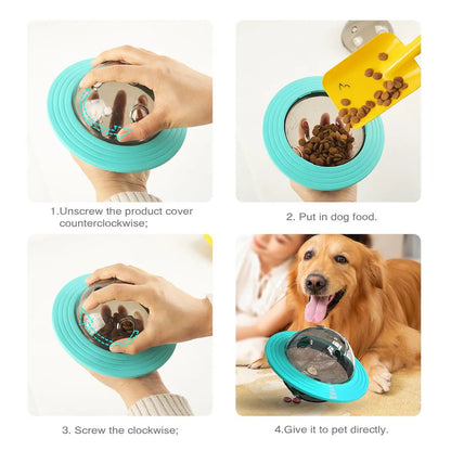 Dog Interactive Food Leaking Dispensing Treat Ball - AllvueCo