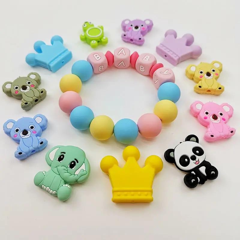 Adorable Baby Silicone Dental Gel Diy Pacifier Chain Accessories | Electronic Learning Toys - AllvueCo