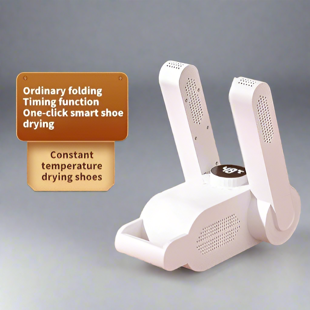 Multifunction Electric Shoe Dryer – Foldable, Constant Temperature Heating with Timer AllvueCo