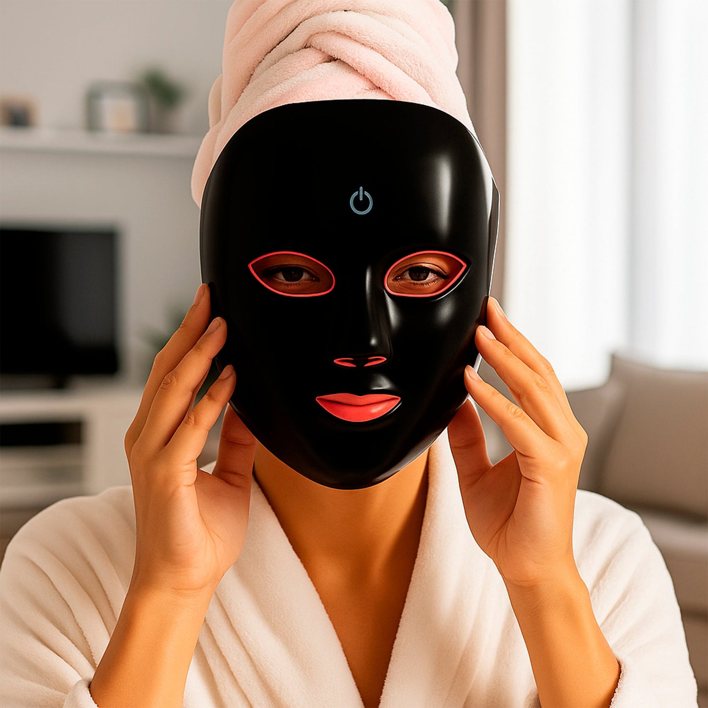 7-in-1 LED Light Therapy Face Mask – Advanced Skincare at Home!