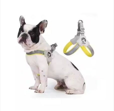 YT Pet Adjustable Harness & Leash Set – Reflective, No-Pull Design for Dogs & Cats - AllvueCo