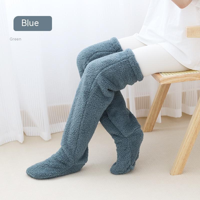 Over Knee Fuzzy Long Socks – Winter Warm and Cold-Proof Stockings AllvueCo
