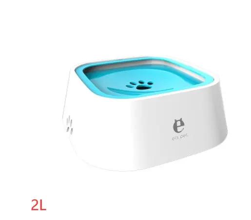 1.5L Cat Dog Water Bowl - Floating Anti-Overflow Feeder - AllvueCo