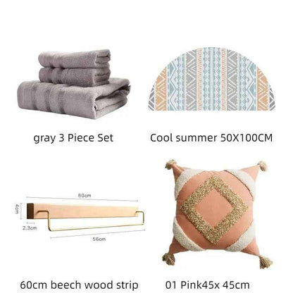 Bamboo Antibacterial Towels - Hypoallergenic Towel Set for Ultimate Comfort