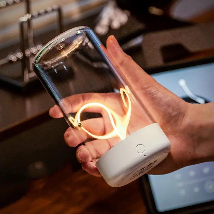 Rechargeable LED Camping Light – Portable Type-C Night Lamp with Magnetic Filament & Soft 360° Glow - AllvueCo