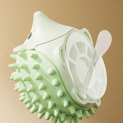 Cat Grooming Brush Wall Mount - Cat Self Groomer for Corners - AllvueCo