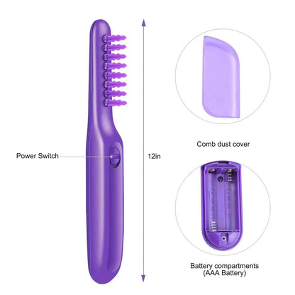 Electric Detangling Brush for Scalp Massage and Hair Care