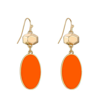 Colorful Flower Stud Earrings for European and American Summer - Stylish Jewelry & Accessories