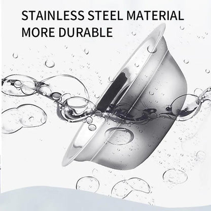 Stainless Steel Pet Feeding Bowl for Cats and Dogs - Non-Slip Design - AllvueCo