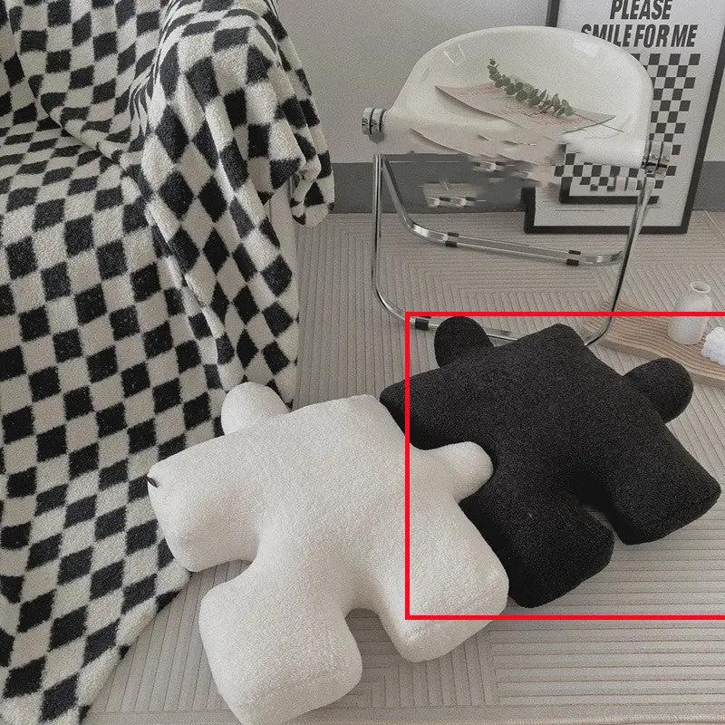 Fashion Stuffed Creative Puzzle Shaped Pillow - Modern Cushion - AllvueCo