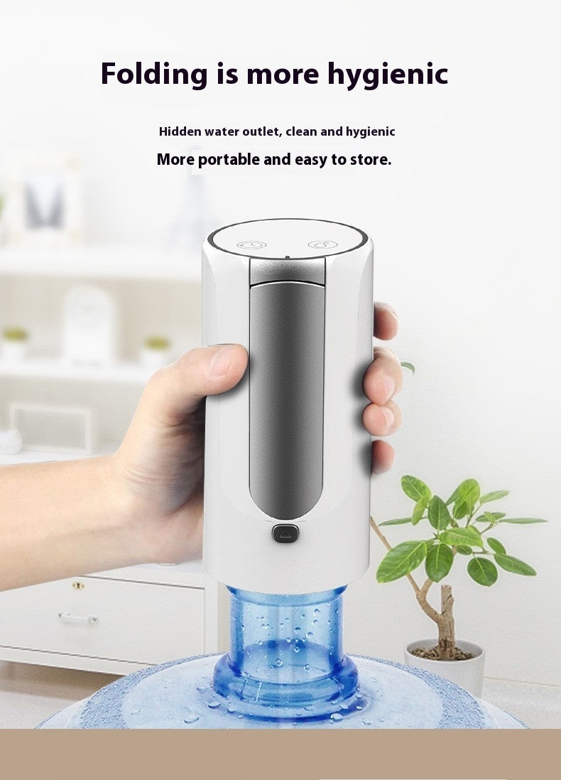 Wireless Electric Water Dispenser – LED Screen, Foldable Pump for Bottled & Mineral Water AllvueCo