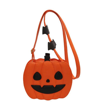Funny Pumpkin Cartoon Shoulder Crossbody - AllvueCo