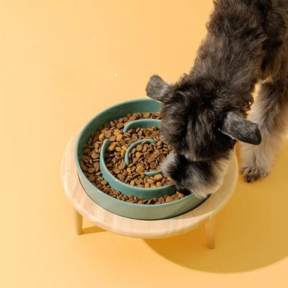 Pet Slow Food Ceramic Neck Protection Bowl - Durable Feeding Solution - AllvueCo