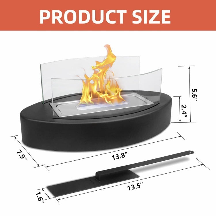 Sailboat Alcohol Fireplace Small Desktop AllvueCo