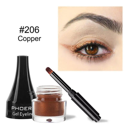 Phoera Ten Color Eyeliner - Versatile Eyeliner for All Styles - AllvueCo