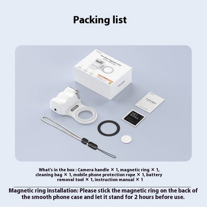 Magnetic Photography Handle – Wireless Bluetooth Camera Grip for Smartphones AllvueCo