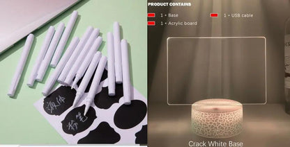 Rewritable Night Light With Display Panel My Store