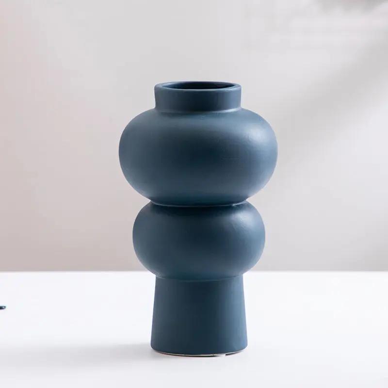 Ceramic Vase Flower Nordic Minimalist Living Room Decoration - AllvueCo