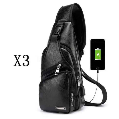 Waterproof One-Shoulder Messenger Bag for Casual Use