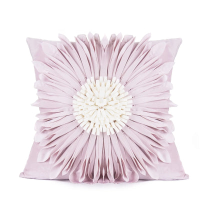 Fashion Modern Style White Throw Pillows - Velvet Stitching Cushion - AllvueCo
