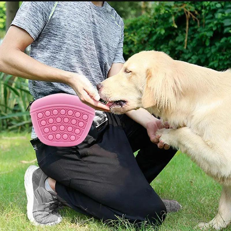 Bag Silicone Feed Dogs Treat Pouch Pet Training Bag Bundle P | Luggage & Bags - AllvueCo
