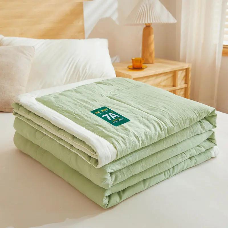Antibacterial Raw Cotton Washable Summer Cool Quilt - Quality Bedding - AllvueCo
