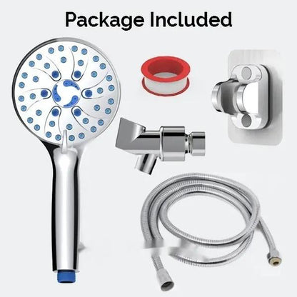Handheld Shower with 2 Gear Spray Gun - Supercharged Shower System - AllvueCo