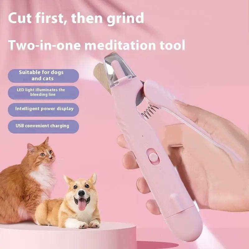2-in-1 Pet Nail Clippers with LED Light – Safe Trimming for Dogs & Cats My Store