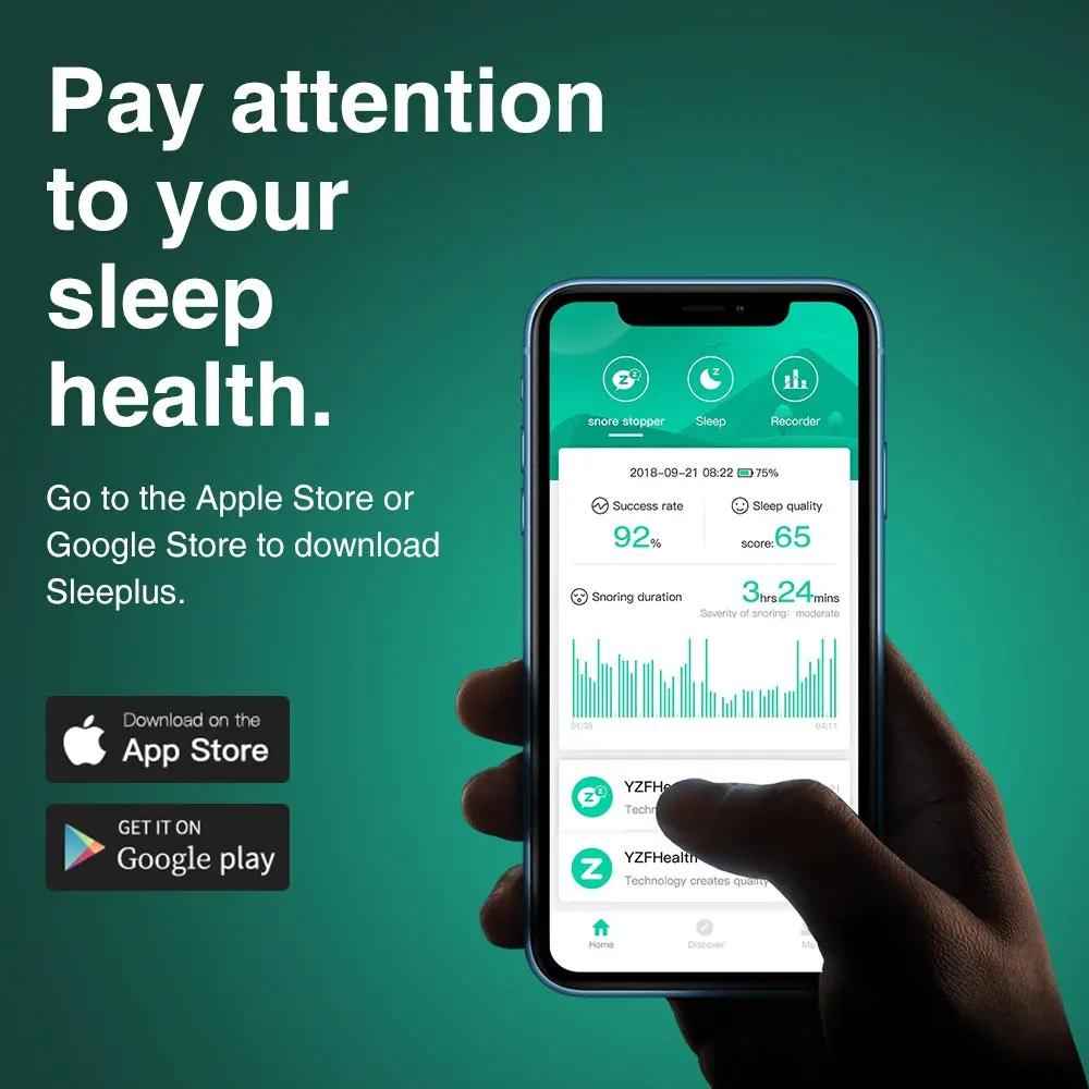 Smart Anti Snoring Device - Electronic Muscle Stimulator