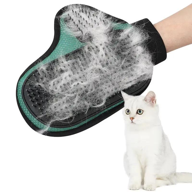 Cat Hair Removal Glove for Pet Grooming and Bathing Supplies - AllvueCo
