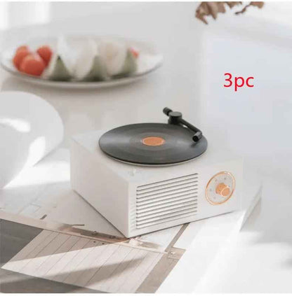 Wireless Retro Phonograph Speaker - Mini Portable Bluetooth-Compatible Design