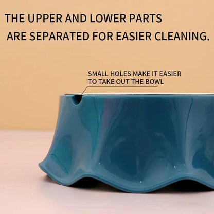 Stainless Steel Pet Feeding Bowl for Cats and Dogs - Non-Slip Design - AllvueCo