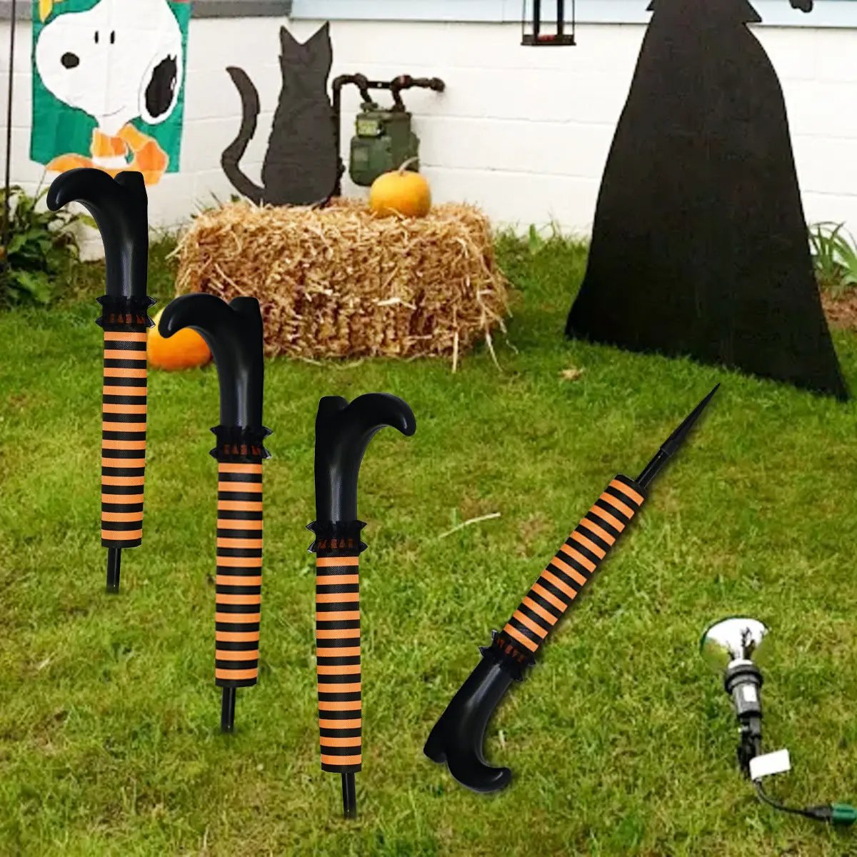 Halloween Decorations Inverted Elf Leg Layout Props - Unique Design - AllvueCo