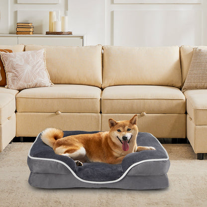 Warm Washable Pet Sofa Bed – Removable Sleeping Mat for Cats & Dogs, Soft Plush Cushion for All Seasons - AllvueCo