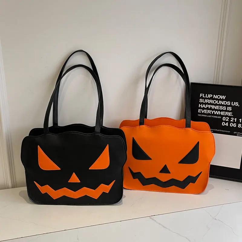 Women's Fashion Halloween Pumpkin Shoulder Messenger Bag | Luggage & Bags - AllvueCo