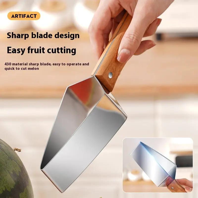 Watermelon Splitter - Stainless Steel Melon Cutting Tool - AllvueCo