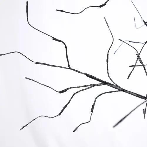 3 Pack Halloween Lighted Spooky Trees – 4FT, 5FT & 6FT with Purple LED Lights - AllvueCo