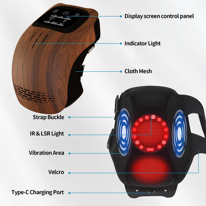 Intelligent Heated Knee Massager – Infrared, Vibration & Pain Relief Therapy AllvueCo