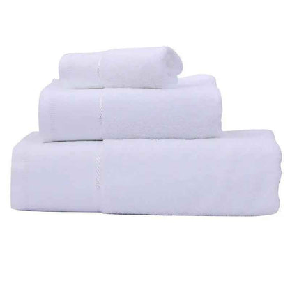 Cotton Bath Towel Set - Three Piece Water Absorbing Towels