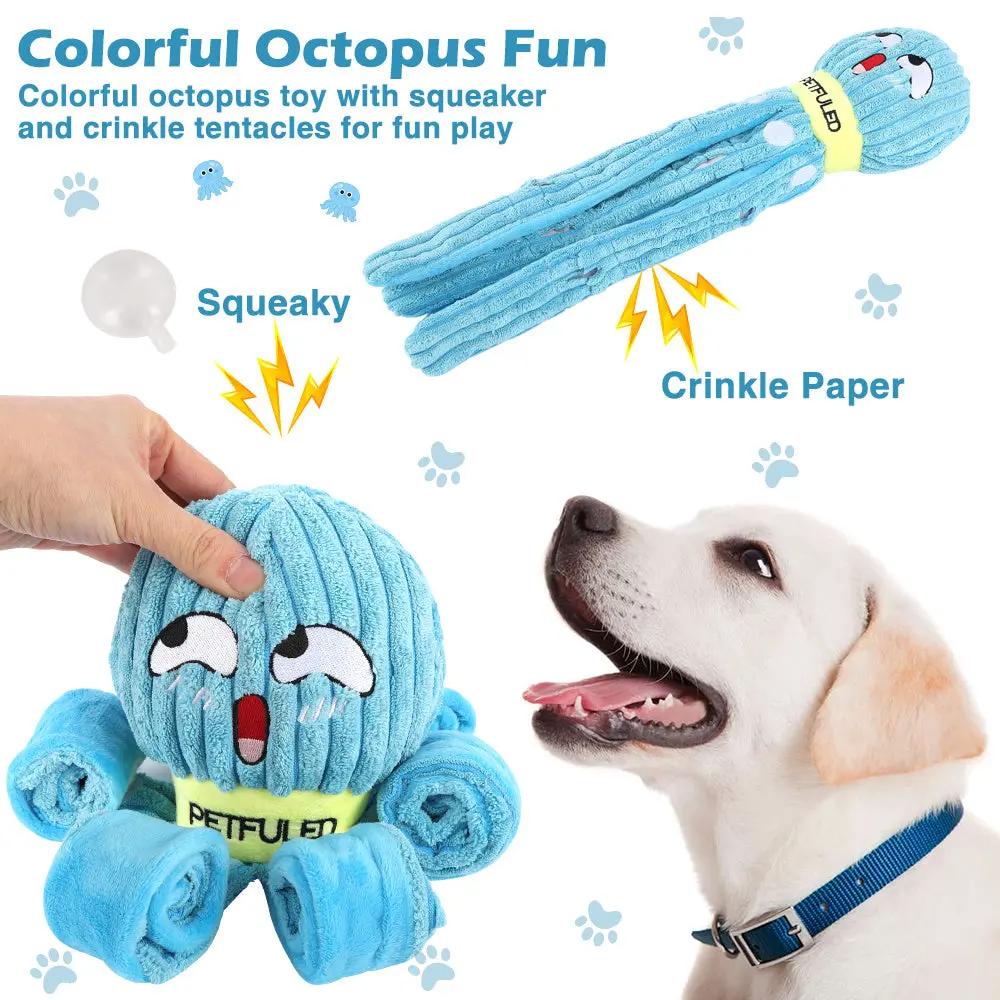 Dog Snuffle Toy Dog Plush Octopus Toy, Dog Puzzle Games Inte | Electronic Learning Toys - AllvueCo