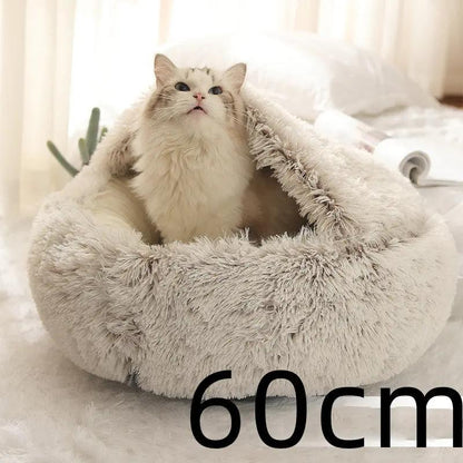 2-in-1 Dog and Cat Bed - Plush Winter Pet Bed for Comfort - AllvueCo