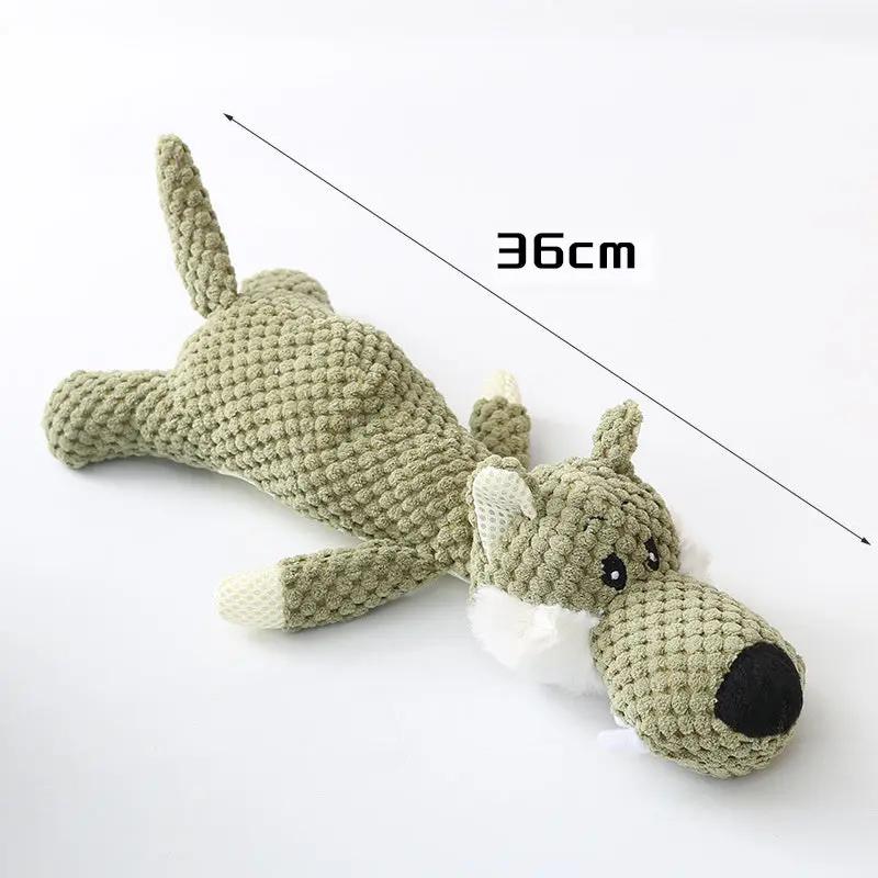 Plush Cartoon Puppy Dog Toy Pet Dog Chew Squeak Toy For Smal | Electronic Learning Toys - AllvueCo