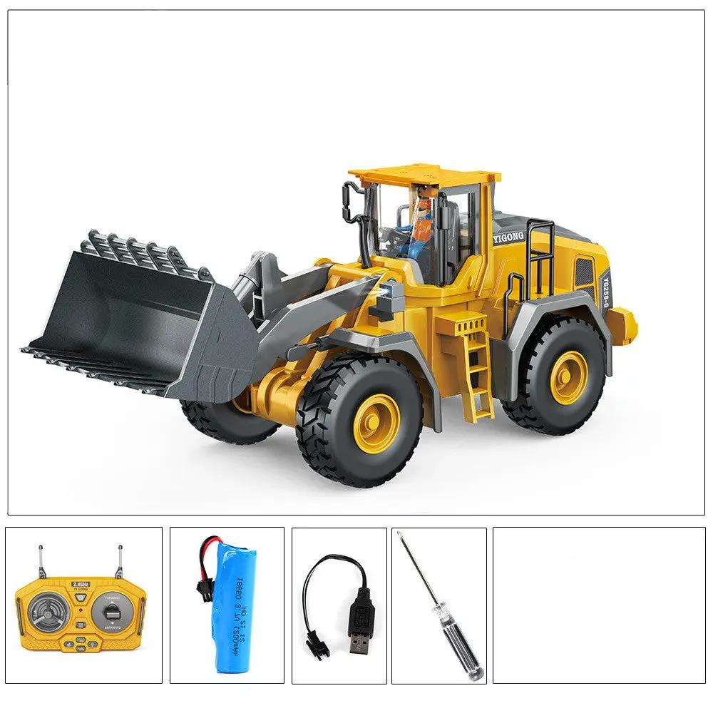 Children's Simple Alloy Charging Excavator Toy Car My Store
