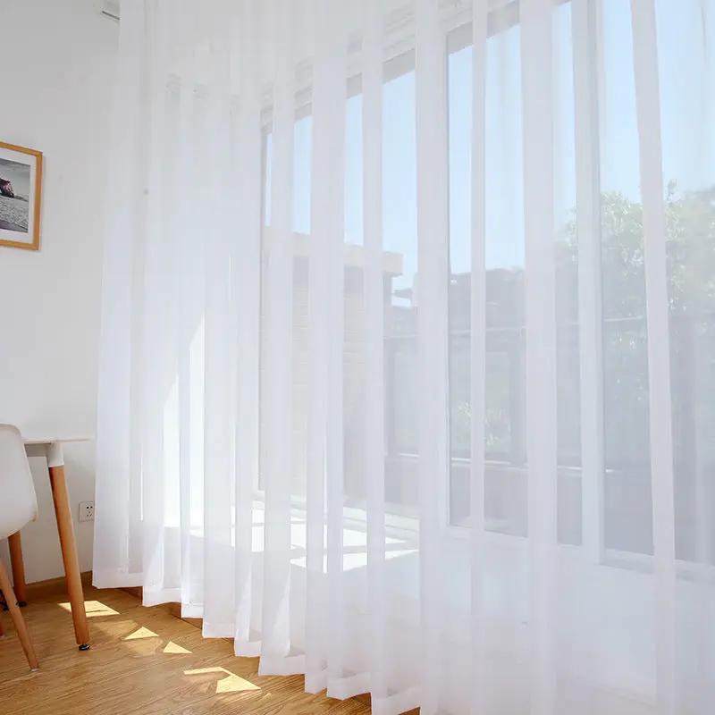 Modern Simple Thickened Solid Thin Window Gauze - Quality Window Treatment - AllvueCo
